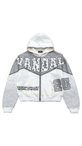 Vandal Worldwide Zip Up Jacket - Grey